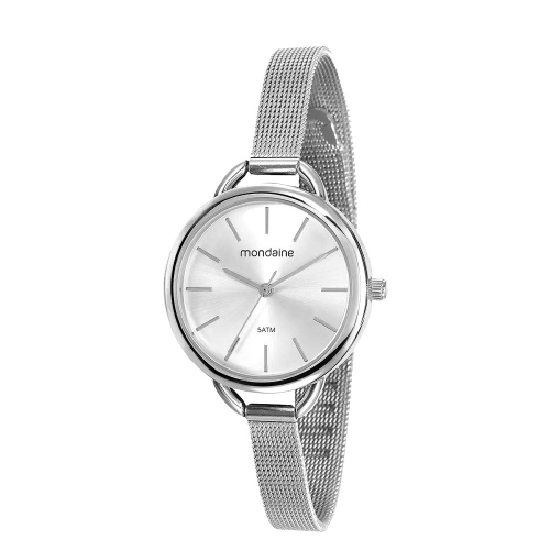 mondaine feminino prata