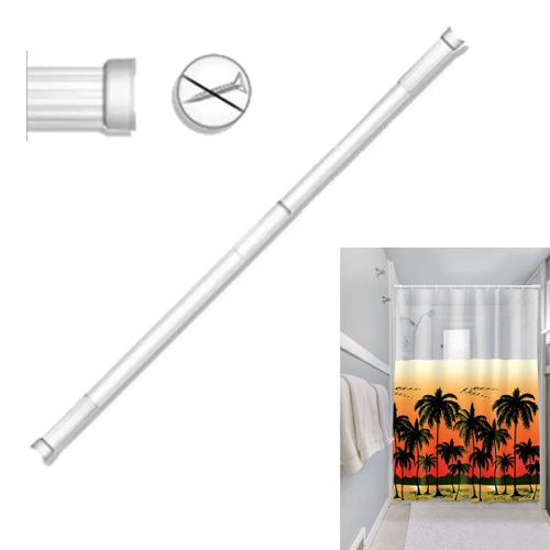 Varão Bastão Haste Tam M Retrátil Com Cortina De Para Box Coqueiro Menor preço em Varão Bastão Haste Tam M Retrátil Com Cortina De Para Box Coqueiro