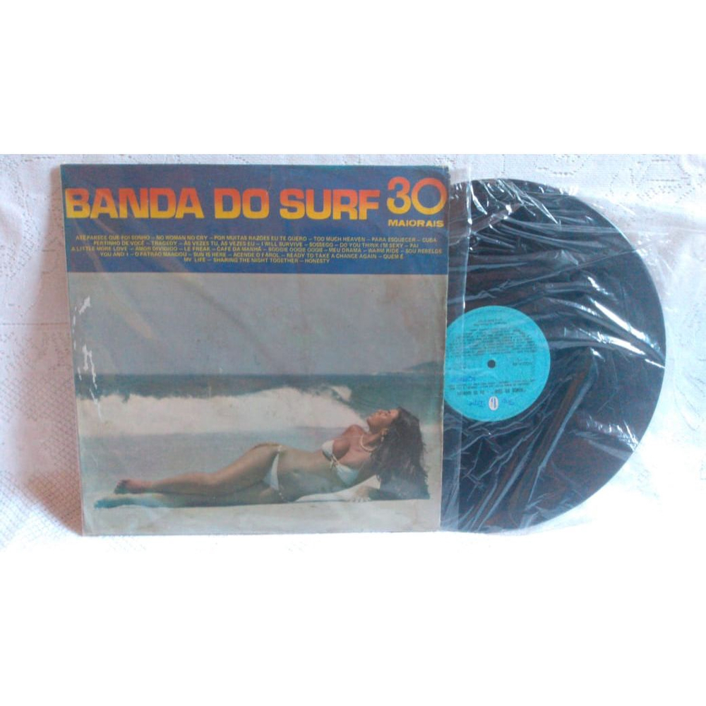 Lp Banda Do Surf 30 Maiorais 1979 Disco De Vinil Submarino