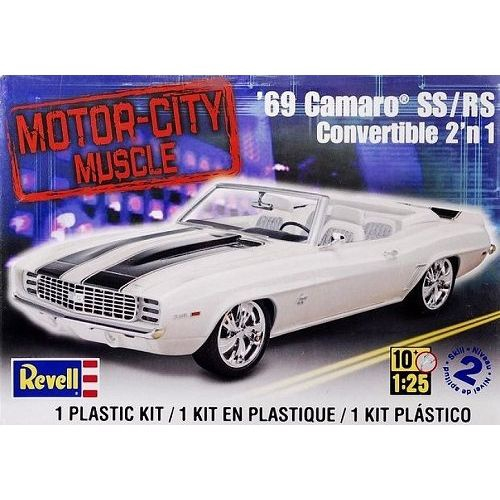 Carro Chevy Camaro ss / rs 1969 - Conversivel - 2 em 1 - revell americana  em Promoção na Americanas