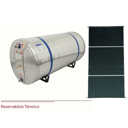 Kit Aquecedor Solar Com Boiler 200 Litros com 1 placa 2x1m em cobre Desnível é boa?