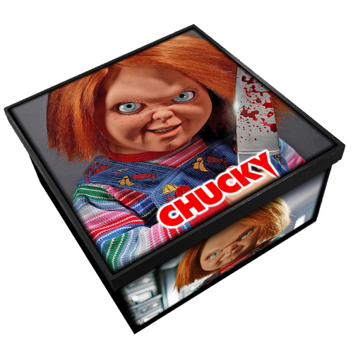 Quadro Decorativo Poster Chucky O Boneco Assasino filme Emoldurado 30x42cm  no Shoptime