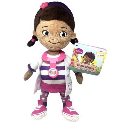 Boneca De Pelúcia Média Menina Doutora Brinquedos - Personagem Do Desenho  Infantil Disney - 28 Centímetros De Altura - Long Jump (LJP14182P) em  Promoção na Americanas