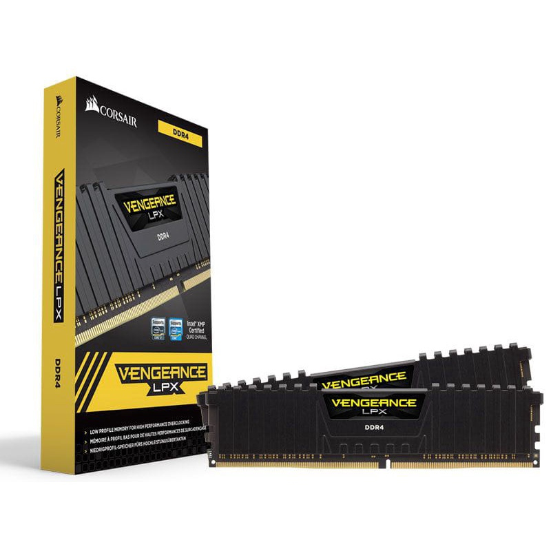 Memoria desktop gamer ddr4 corsair cmk16gx4m2a2400c14 16gb kit