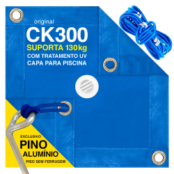 Capa de Piscina para Sujeira CK300 pead com kit de Instalação em Alumínio + Video manual 2x2 Mts é boa?