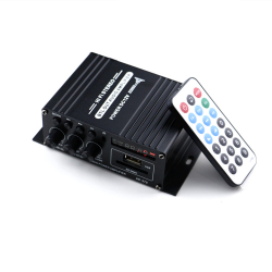 AK370 12V Mini Audio Power Amplifier bt Digital Audio Receiver amp USB Cart? O de memria Slot de MP3 Radio Player fm Display lcd com controle remoto Dual Channel 20W + 20W Graves Agudos controle de volume para o carro Uso Domstico Preto é boa?