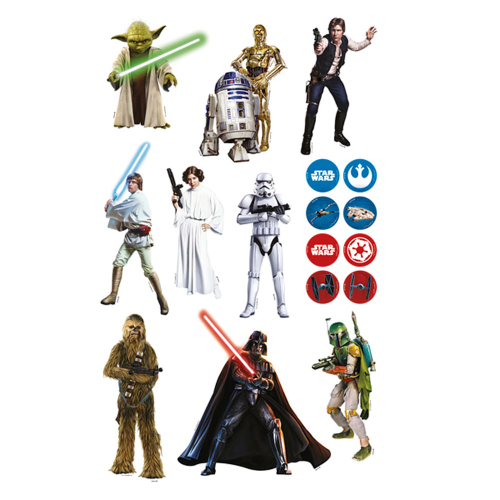 Mini Personagens Decorativos Star Wars C/17 Unidades em Promoção na  Americanas