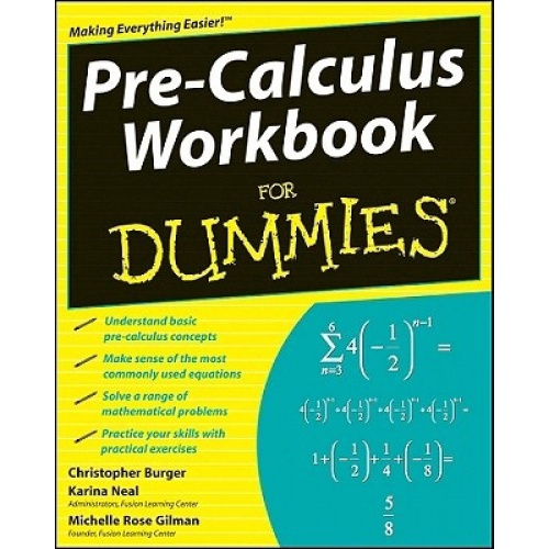 Livro - Pre-calculus Workbook For Dummies (For Dummies) Em Promoção ...