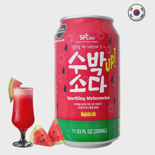 Refrigerante Water Melon Melancia 350ml Coreano em Promoção na Americanas