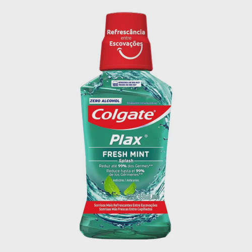 enxaguante bucal colgate plax fresh mint 250ml