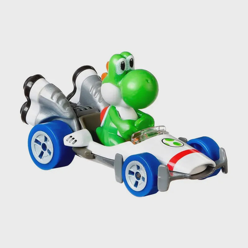 Boneco Hot Wheels Die-Cast Mario Kart: Yoshi - B Dasher Mattel Em ...