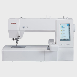 Menor preço em Máquina de Bordar Automática Computadorizada 1 Agulha Janome MC400E área 20x20cm, Branca, Bivolt