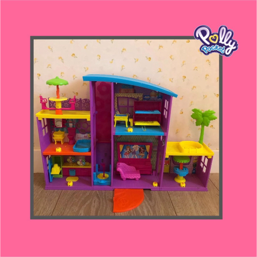 Polly Pocket Mega Casa de Surpresas GFR12 Mattel - Sacolão.com