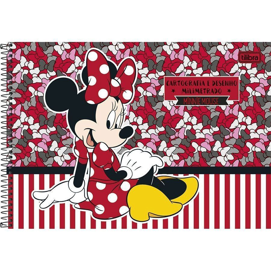 Caderno Cartografia E Desenho Minnie Mouse 96 Folhas em Promoção na  Americanas