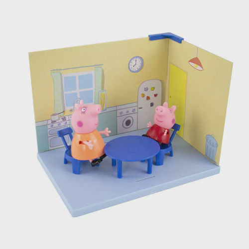 Kit Brinquedos infantil 4 Bonecos Familia Peppa Pig, George Pig, Papai Pig,  Mamãe Pig em Promoção na Americanas