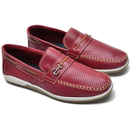 Mocassim masculino hot sale bordo