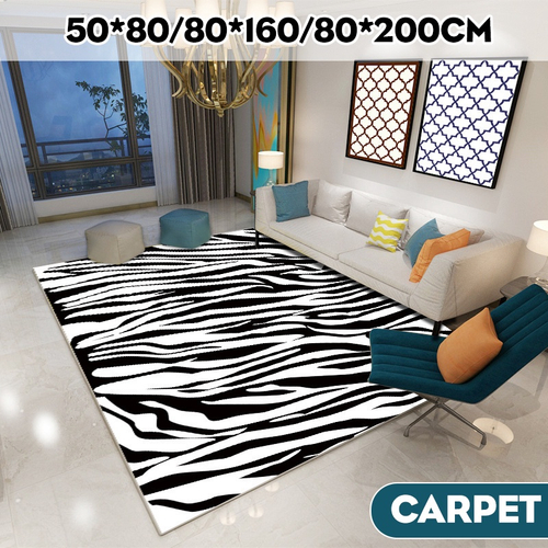 tapetes geometricos em preto e branco para sala de estar quarto de dormir tapete moderno e minimalista antiderrapante tapete de mesa de centro