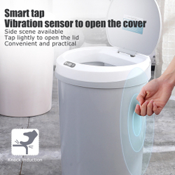 Design 12L Lixeira Touchless Touch Free Sensor infravermelho automático inteligente Cozinha Escritório Casa Hotel Não suja resíduos de mãos Menor preço em Design 12L Lixeira Touchless Touch Free Sensor infravermelho automático inteligente Cozinha Escritório Casa Hotel Não suja resíduos de mãos
