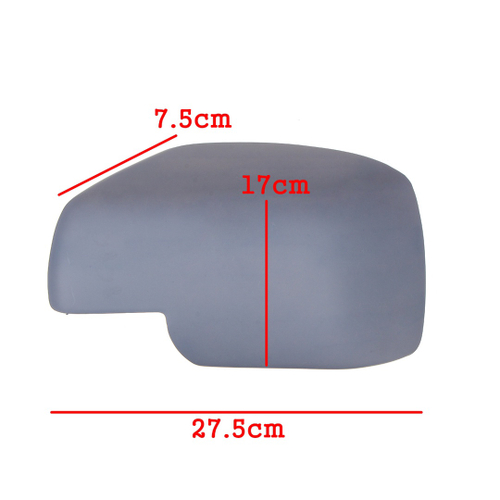 Par Primer Wing Side Mirror Covers para Land Rover Discovery 20042009