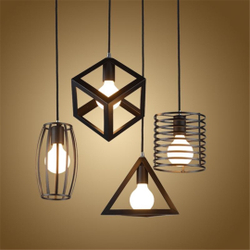 4 Estilo E27 Industrial Lustre Vintage Luz de Teto Pingente de Cozinha Bar Luminária Lâmpada Casa Sala de estar Decoração Wongkuba é boa?