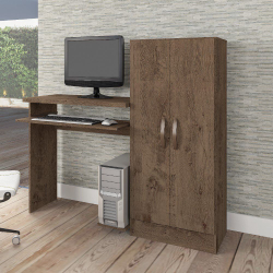 Mesa para Computador com Armário 2 Portas Irlanda Atualle Menor preço em Mesa para Computador com Armário 2 Portas Irlanda Atualle