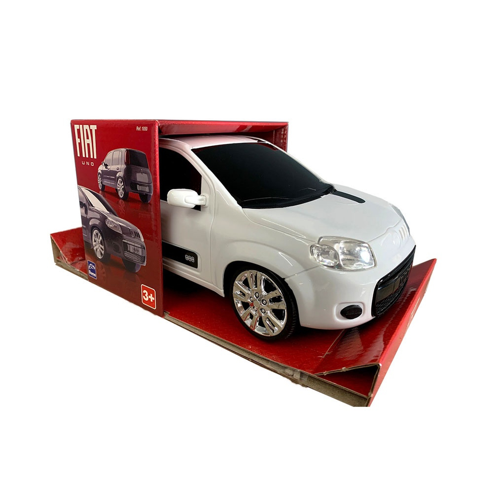 Miniatura Carro Fiat Uno Attractive Bege 1850 - Roma na Americanas