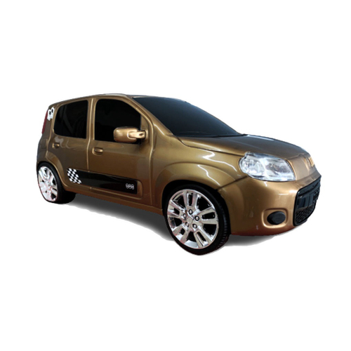 Miniatura Carro Fiat Uno Attractive Bege 1850 - Roma na Americanas