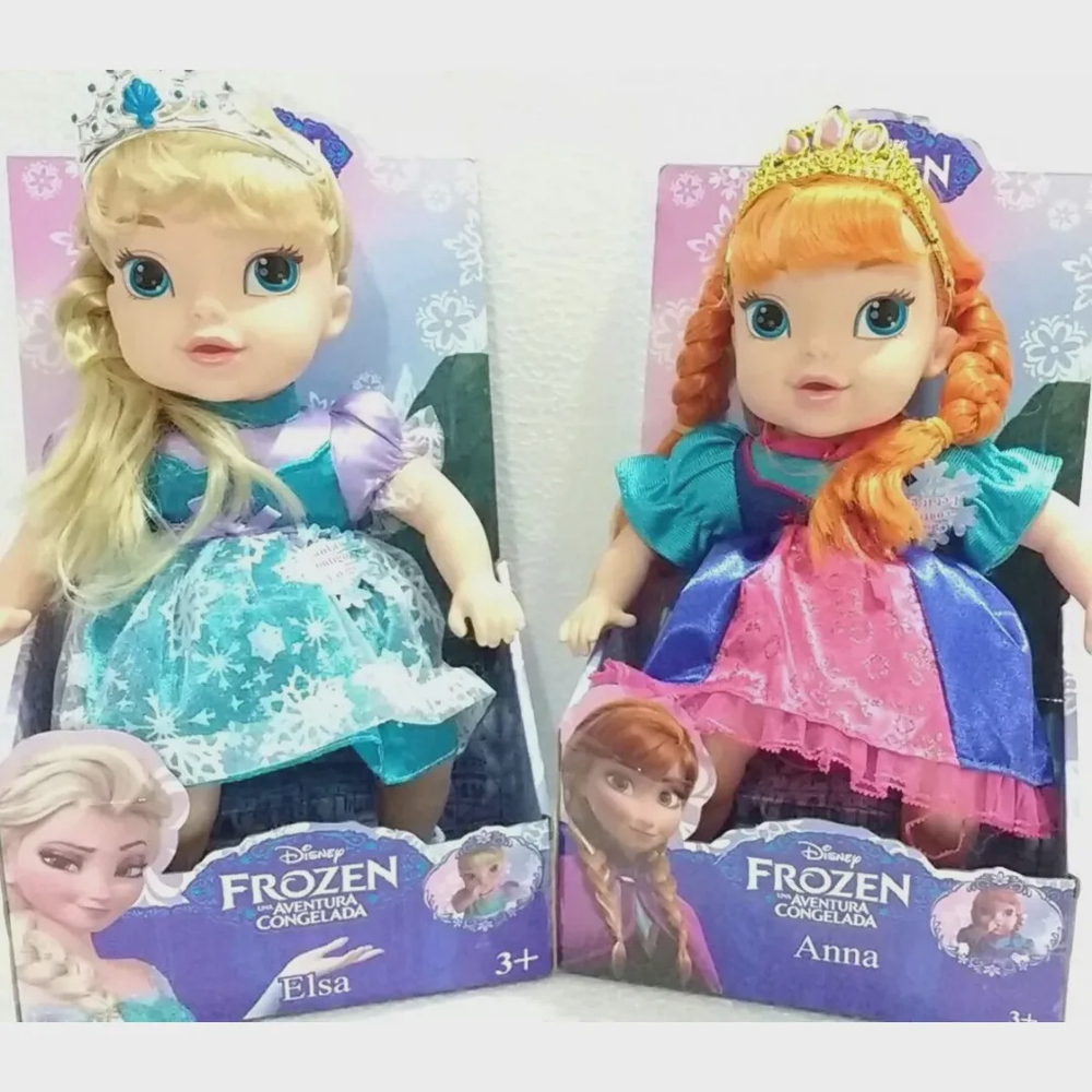 Kit 02 Bonecas Frozen Disney Musical Baby Anna E Elsa Lindas em Promoção na  Americanas