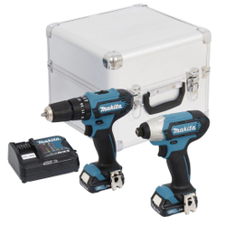 Menor preço em Kit Parafusadeira E Furadeira Makita 12V Clx228Sax