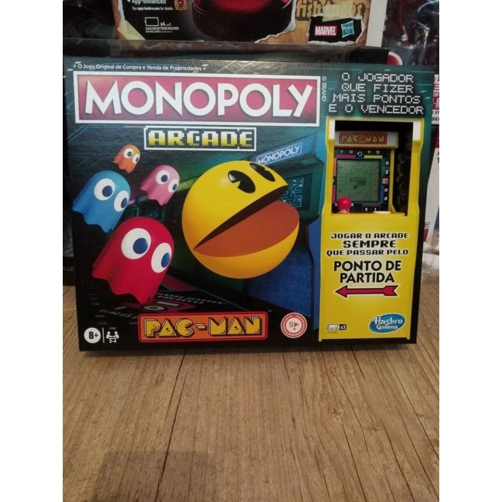 Jogo Monopoly Arcade Pacman - Hasbro E7030