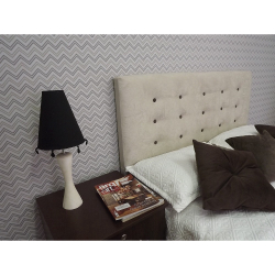 Cabeceira Para Cama Box King Suede Bege Com botões Marrom Almofadada 195 X 120 Rbl Menor preço em Cabeceira Para Cama Box King Suede Bege Com botões Marrom Almofadada 195 X 120 Rbl