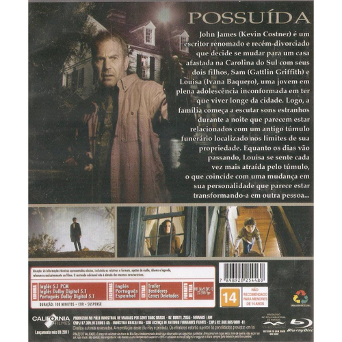 Blu-ray Possuída - Kevin Costner