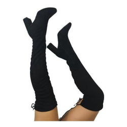 Bota Paris Cano Alto Salto Bloco Menor preço em Bota Paris Cano Alto Salto Bloco