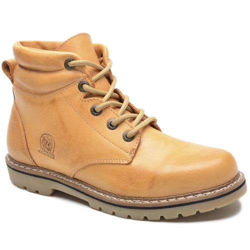 Bota caramelo fashion masculina