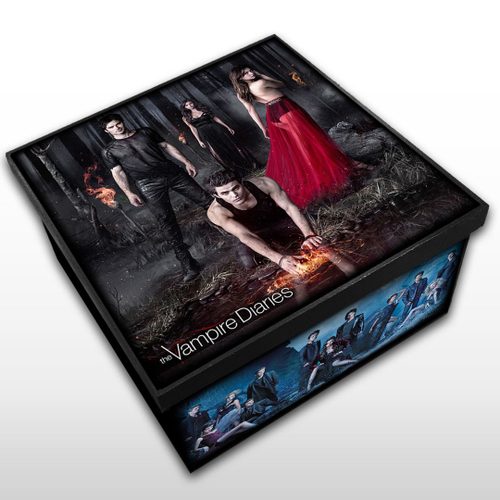 Kit 10 Placas Quadros Série Diário De Um Vampiro Em Mdf