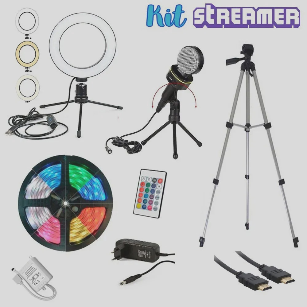 Kit streamer para iniciantes: melhores produtos para comprar