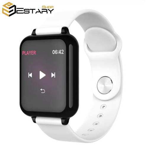 Smartwatch b57 preto original app heroband 3 sports fitness relógio inteligente Clearance