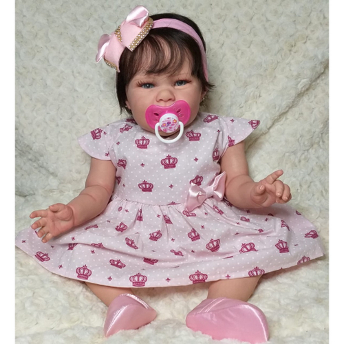 Boneca Bebê Reborn Barata Siliconada Linda Baby Dolls Loira - Chic Outlet -  Economize com estilo!