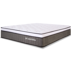 Menor preço em Colchão Casal Molas Ensacadas Espuma D33 Firme e Pillow de Visco Power Sleep 138x188cm - bf Colchões