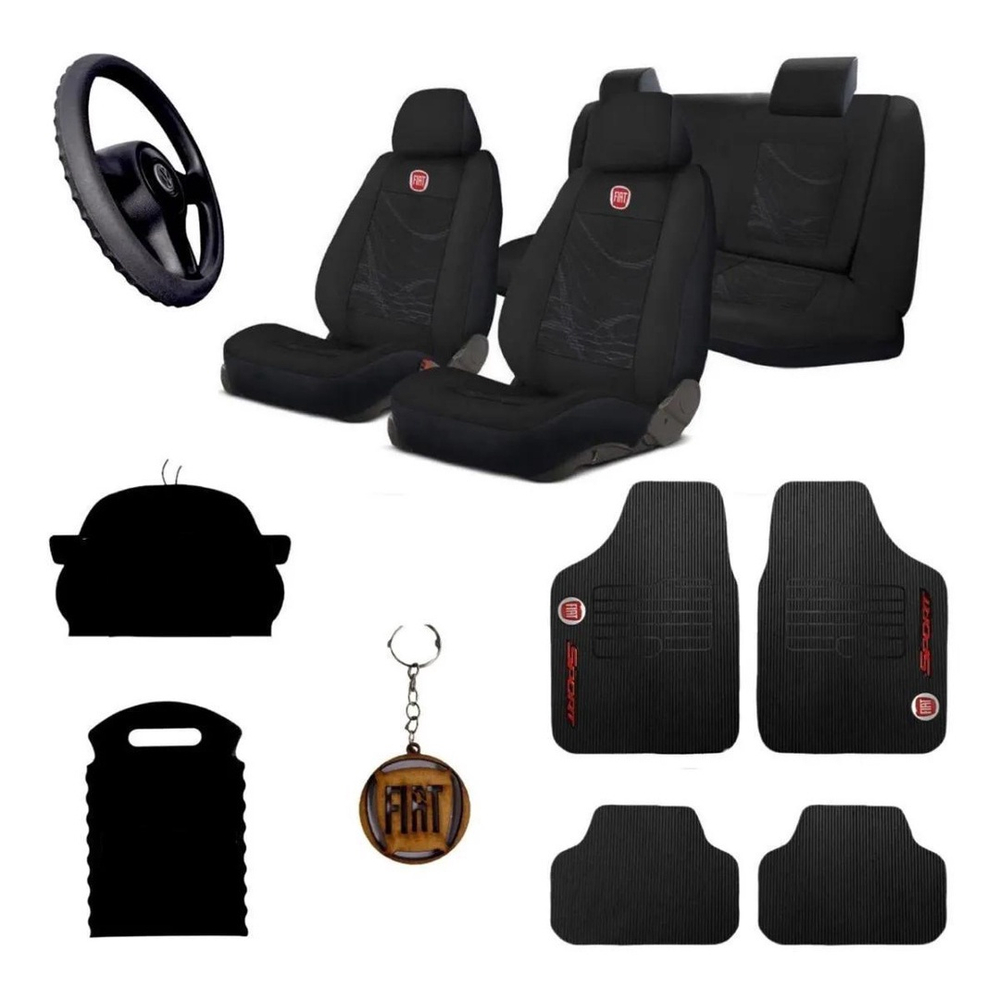 Kit Capas Banco Automotivo Tecido Original Marea Em Promo O