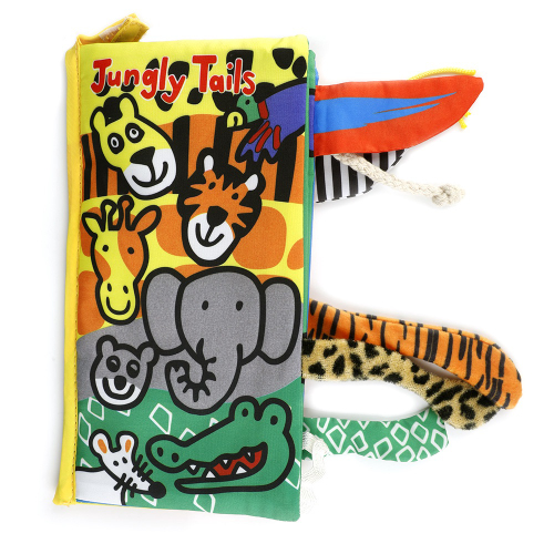 Animal Design 3d Soft Color Tails Book Baby Cloth Book Crinkle Book Brinquedos Para Bebes Menino Menina Para Crianca Para Crianca Em Promocao Ofertas Na Americanas