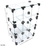 Baleiro Expositor Modulado em Vidro - 0,30 x 0,45 x 0,15