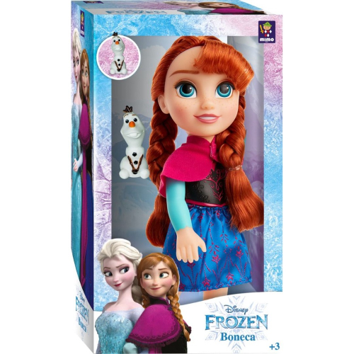 Boneca Frozen II Disney Elsa Passeio com Olaf com Acessórios