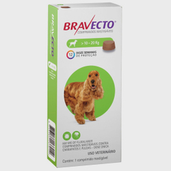 Antipulgas e Carrapatos Bravecto 10 a 20 Kg Menor preço em Antipulgas e Carrapatos Bravecto 10 a 20 Kg