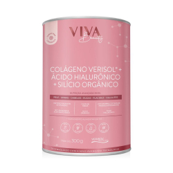 Menor preço em Colágeno Verisol + Ácido Hialurônico + Silício Orgânico 300g - Viva Beauty