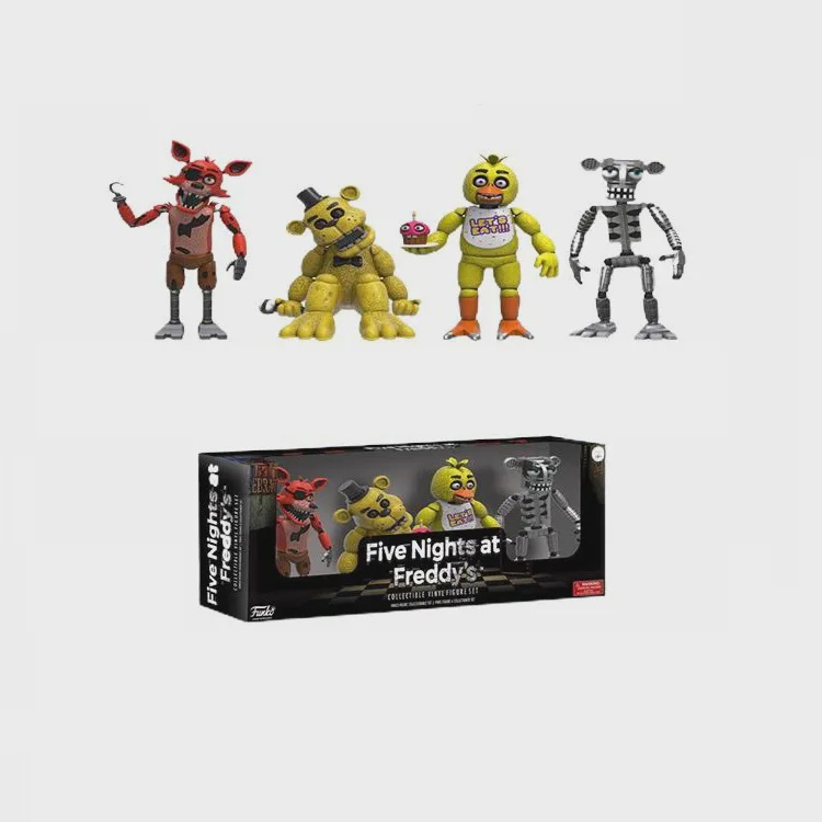 4 Bonecos Fnaf Foxy, Golden, Animatronic, Chica Five Nights em Promoção na  Americanas