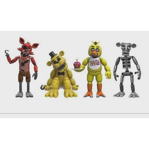 4 Bonecos Fnaf Foxy, Golden, Animatronic, Chica Five Nights em Promoção na  Americanas