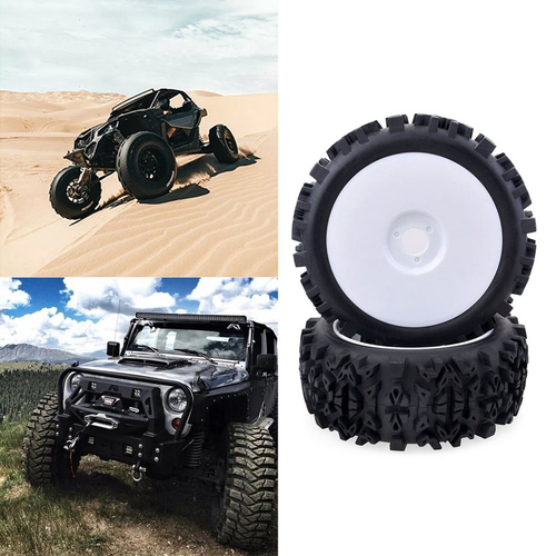 1 8 Off Road Vehicle Tire Placa Branca Quadro Do Pneu Da Roda Tipo Profunda Tooth Nas Americanas