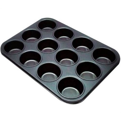 Forma De Cupcake E Pao De Queijo Em Teflon Com 12 Cavidades Antiaderente Menor preço em Forma De Cupcake E Pao De Queijo Em Teflon Com 12 Cavidades Antiaderente