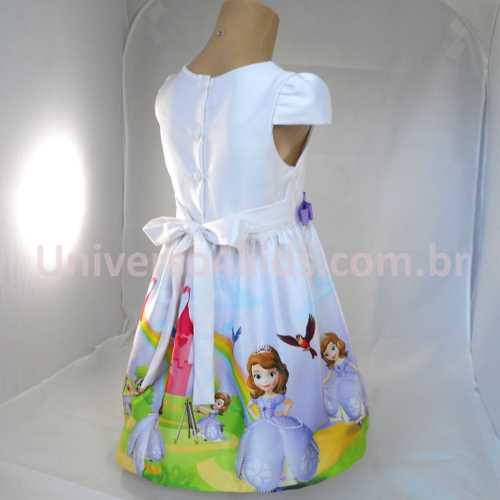 Vestido de Festa Princesa Sofia em Promoção na Americanas